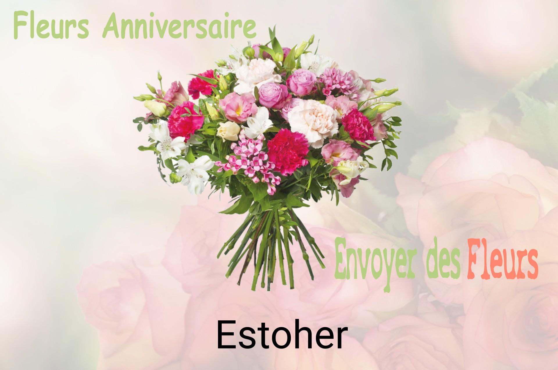Bouquet de fleurs d’anniversaire livré à Estoher